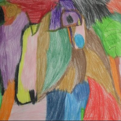 Miro's 'Children frightened by a large spider'
